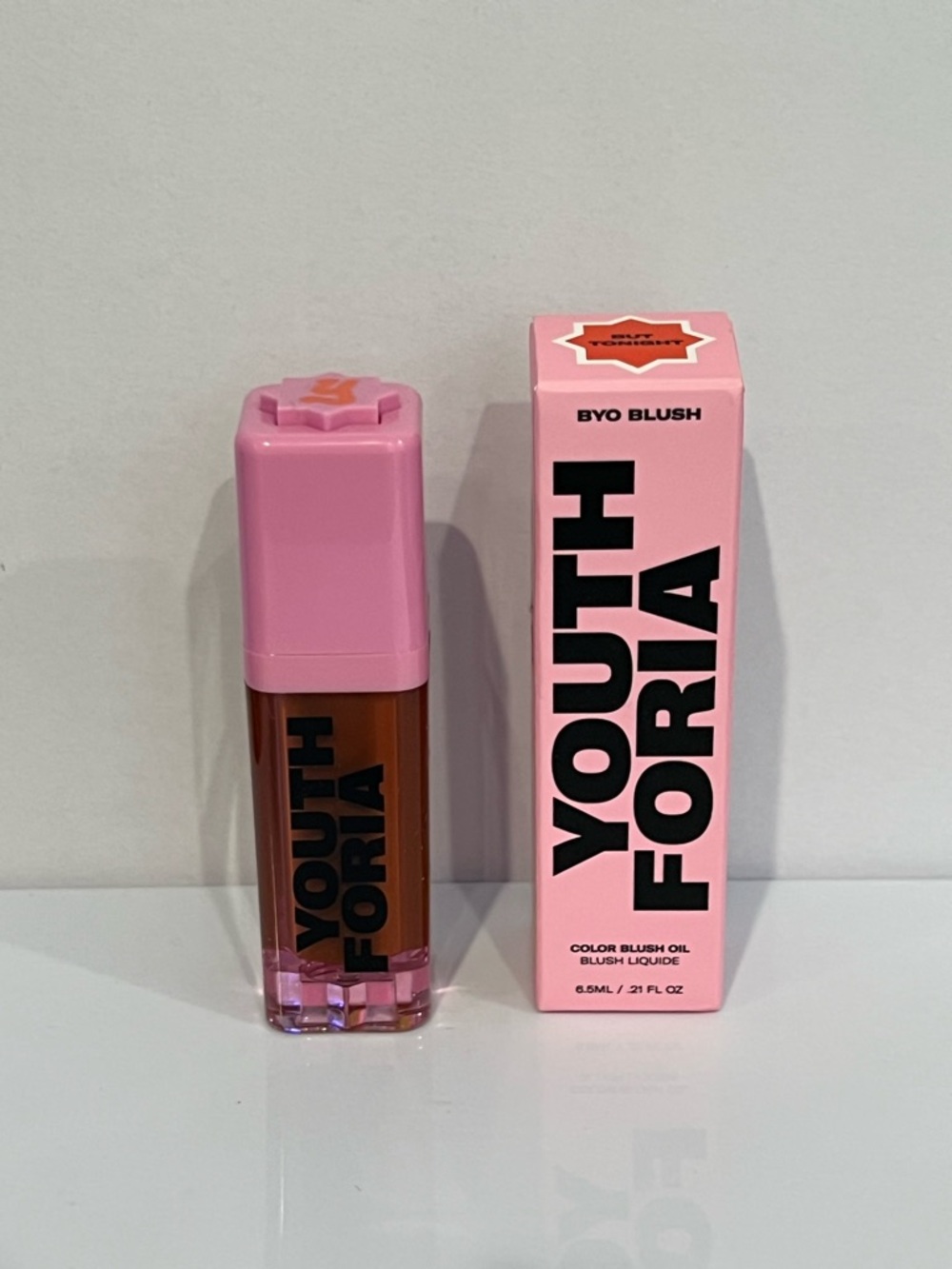 Youth Foria Color Blush Oil -But Tonight - 6.5ml/.21 fl oz, New in Box